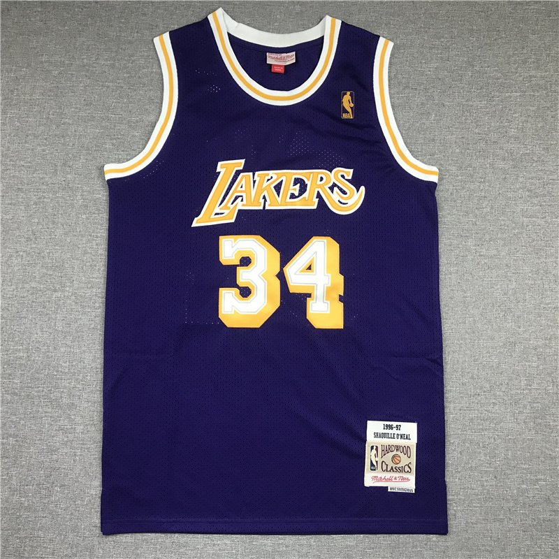 Shaquille O'Neal Los Angeles Lakers Fans Stitched NBA Jersey Mitchell & Ness - Image 5