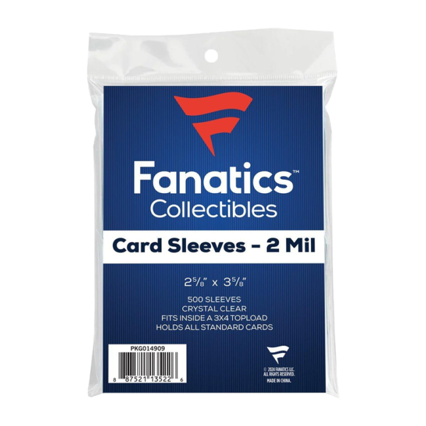 Fanatics Collectibles Soft Sleeves 500 Pieces