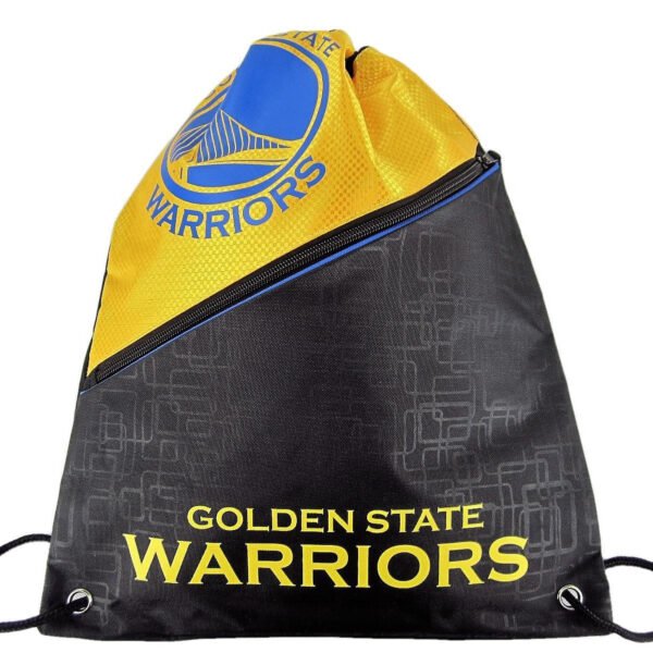 Forever Collectibles - NBA Diagonal Zip Drawstring Bag - Golden State Warriors