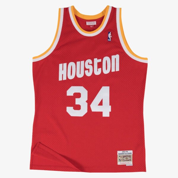Hakeem Olajuwon Houston Rockets 1993-94 NBA Swingman Jersey Mitchell & Ness