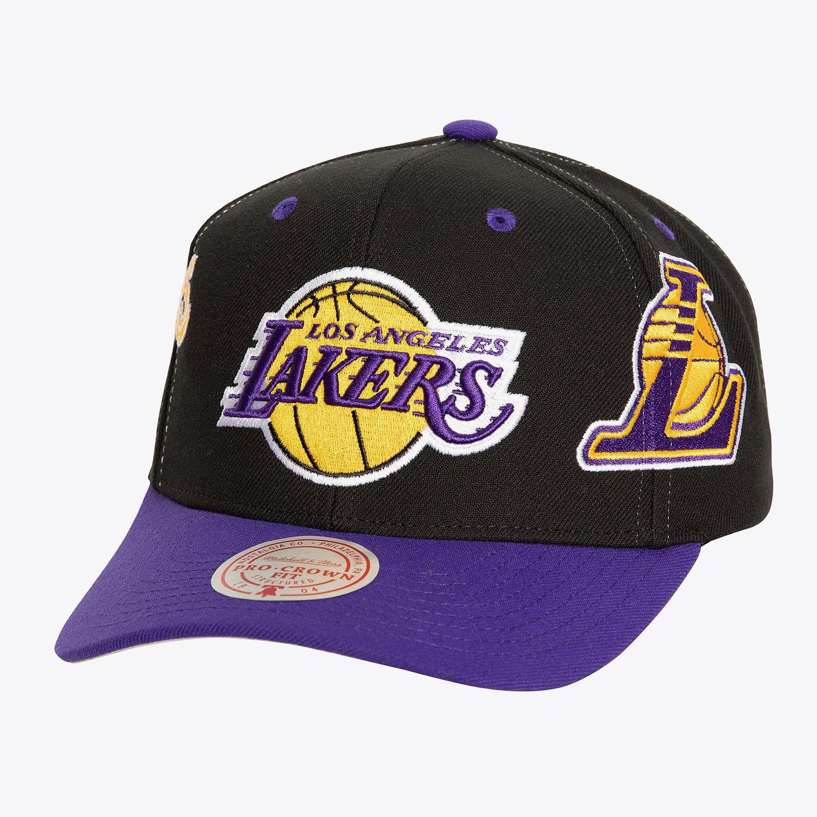 LA Lakers NBA Overbite Pro Snapback Mitchell & Ness Black/Purple
