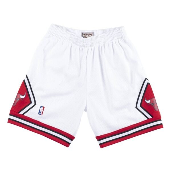 Chicago Bulls 1997-1998 NBA Swingman Shorts White Mitchell & Ness