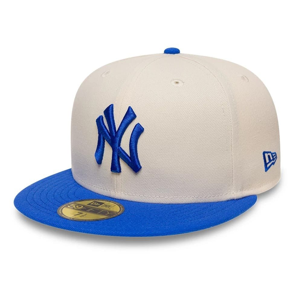 New York Yankees MLB League Essential 59FIFTY Fitted New Era Cream/Blue