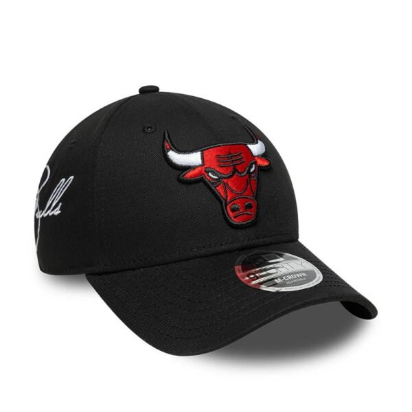 Chicago Bulls NBA Side Script 9FORTY M-Crown Snapback New Era Black
