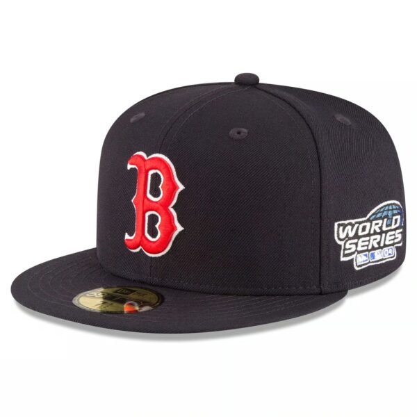 Boston Red Sox MLB World Series Wool 59FIFTY Fitted New Era Navy