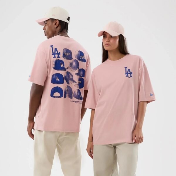 Los Angeles Dodgers MLB Graphic Tee New Era Pastel Pink