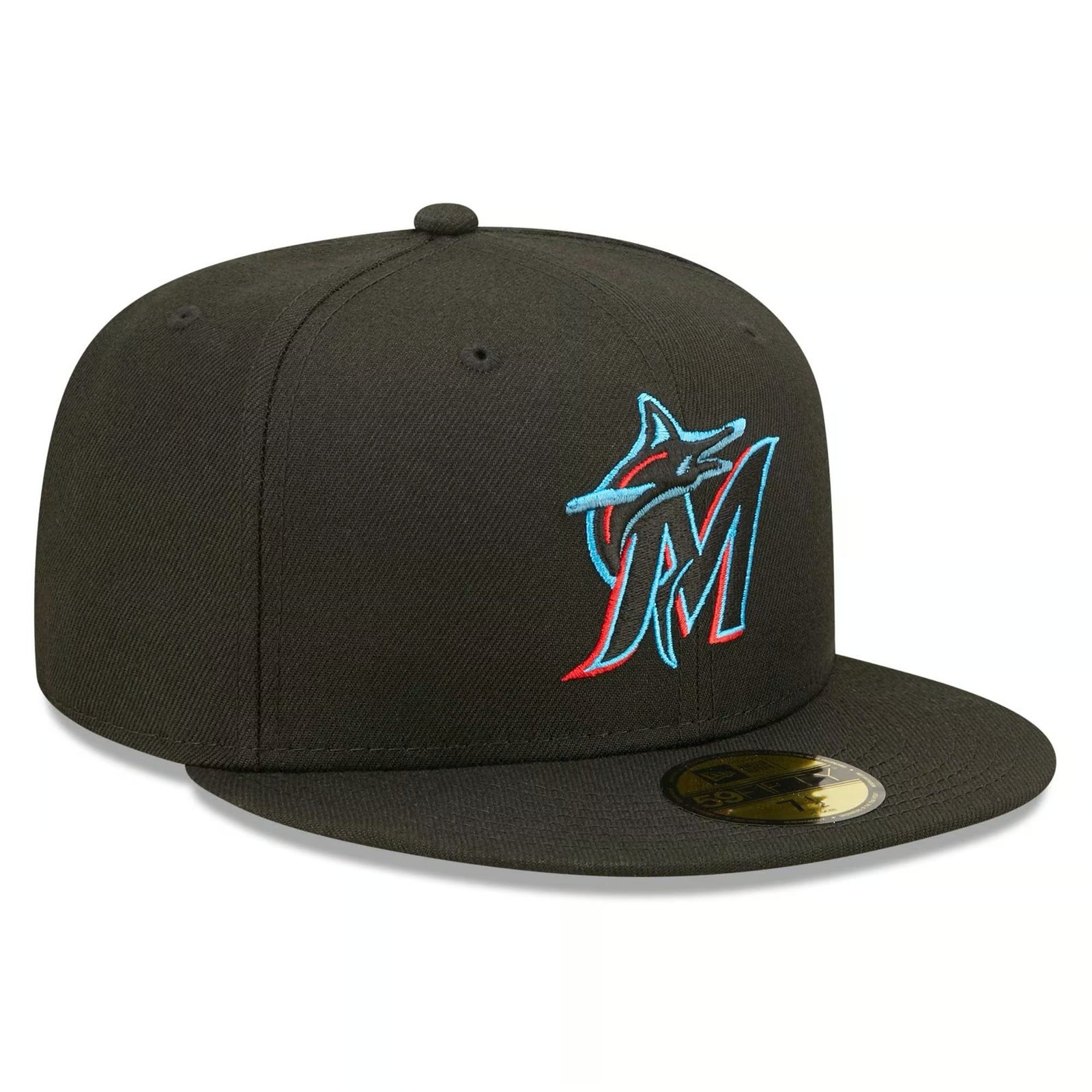 Miami Marlins MLB AC Perf 59FIFTY Fitted New Era Black - Image 3