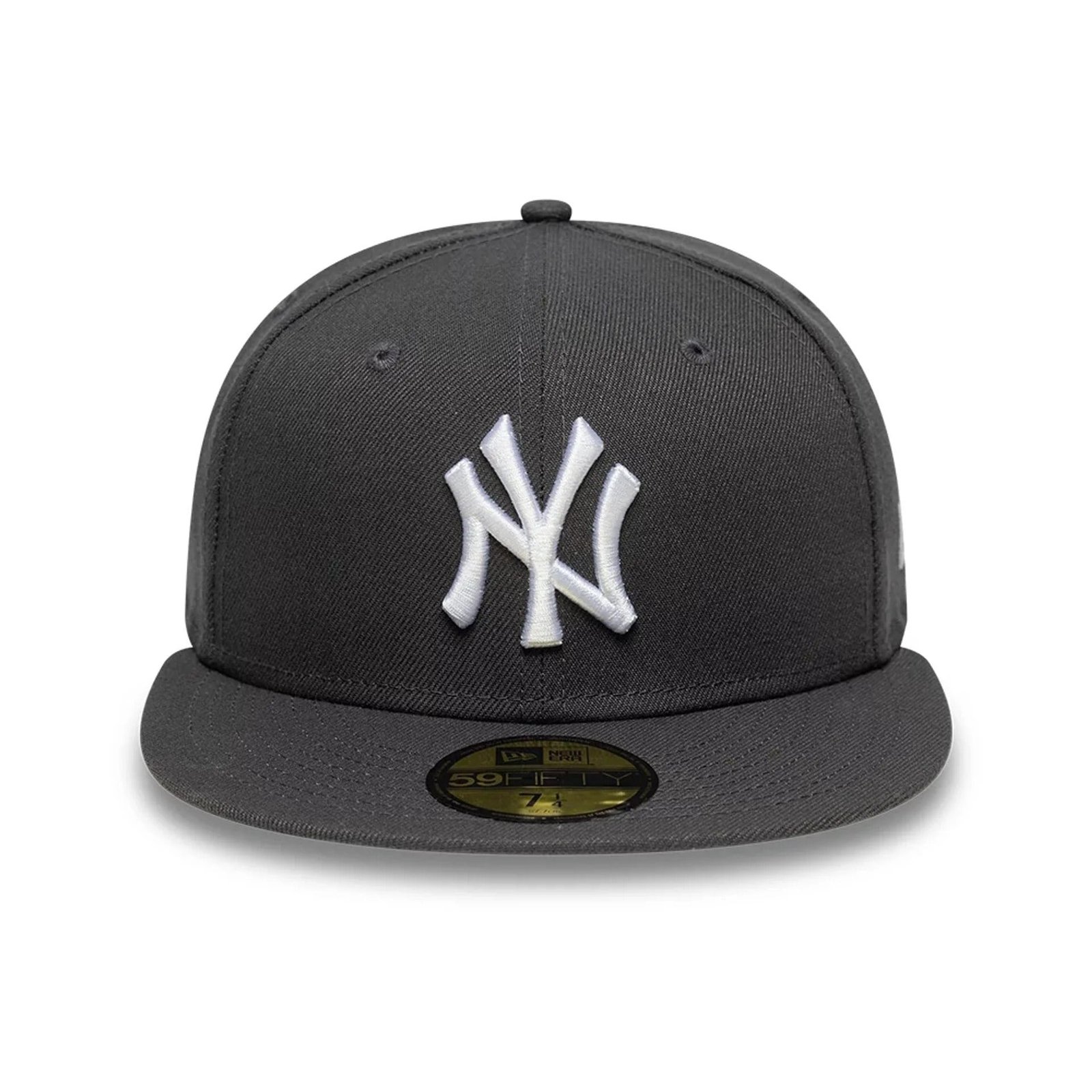 New York Yankees MLB Basic 59Fifty Fitted New Era Grey/White - Image 2