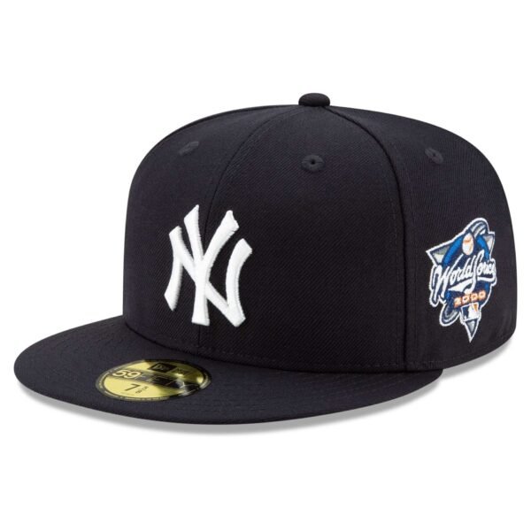 New York Yankees MLB World Series Wool 59FIFTY Fitted New Era Navy