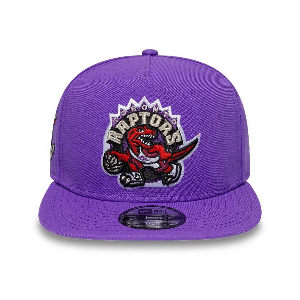 Toronto Raptors NBA Hardwood Classic 9FIFTY A-Frame Snapback New Era Purple - Image 3