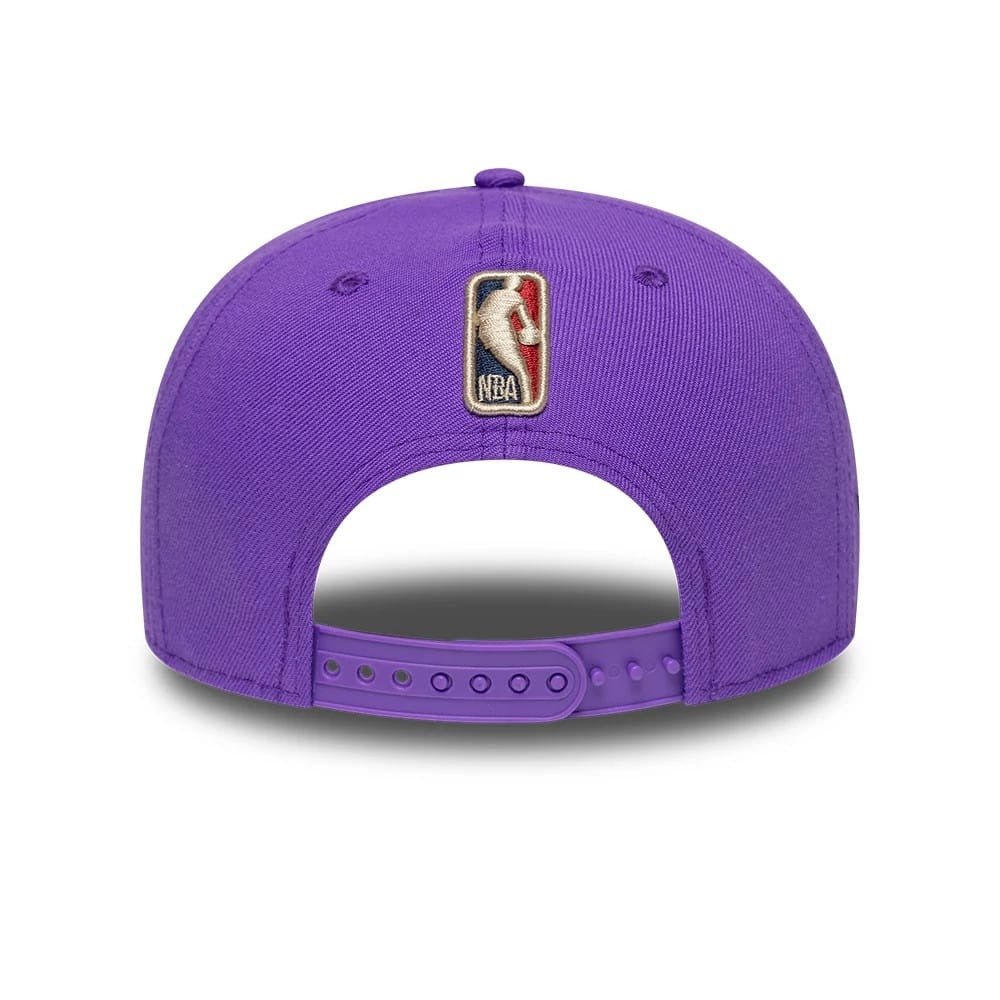 Toronto Raptors NBA Hardwood Classic 9FIFTY A-Frame Snapback New Era Purple - Image 6