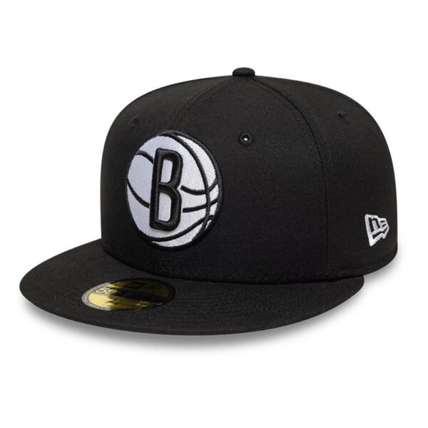 Brooklyn Nets NBA 59FIFTY Basic Fitted New Era Black