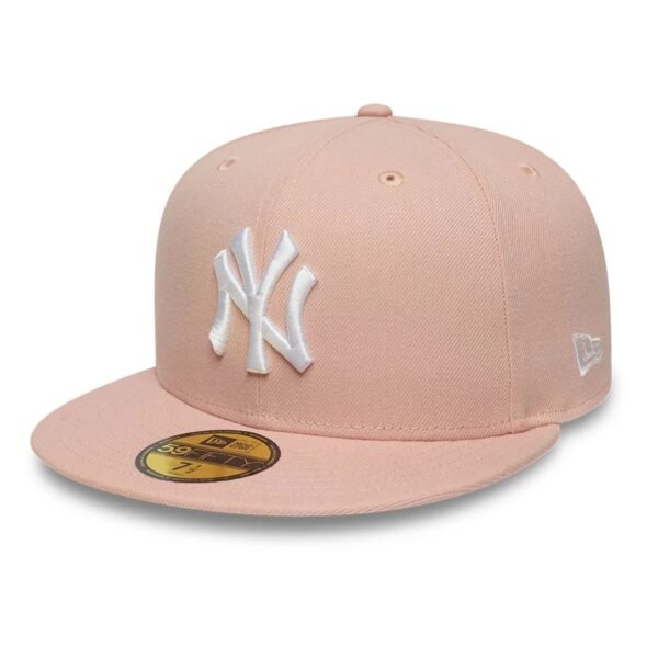 New York Yankees MLB League Essential 59FIFTY Fitted Cap New Era Pink/White