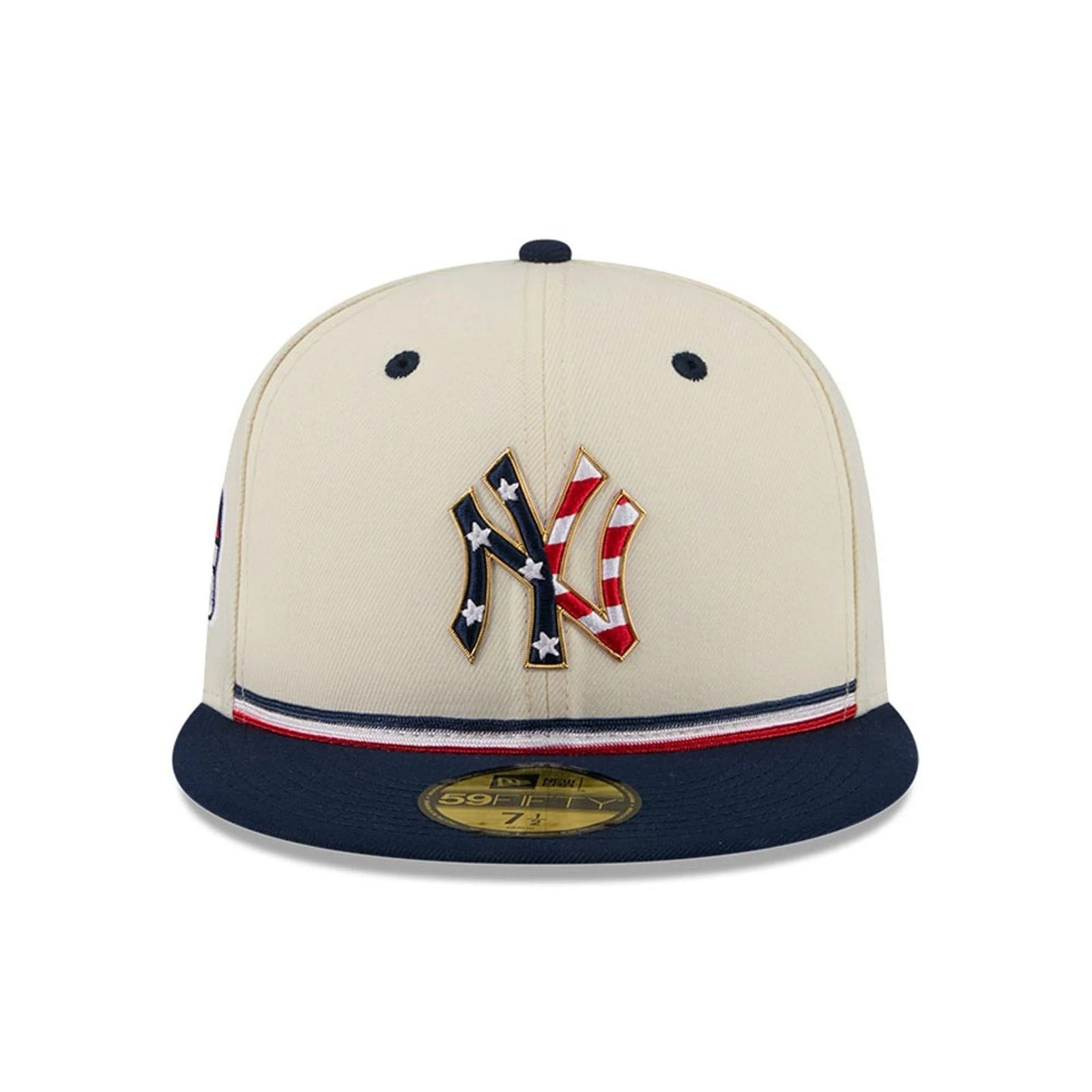 New York Yankees MLB26 July 4 59FIFTY Fitted New Era Cream/Navy - Image 3