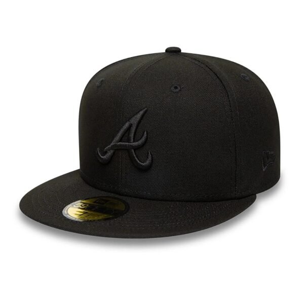 Atlanta Braves MLB League Essential 59FIFTY Fitted New Era Black/Black