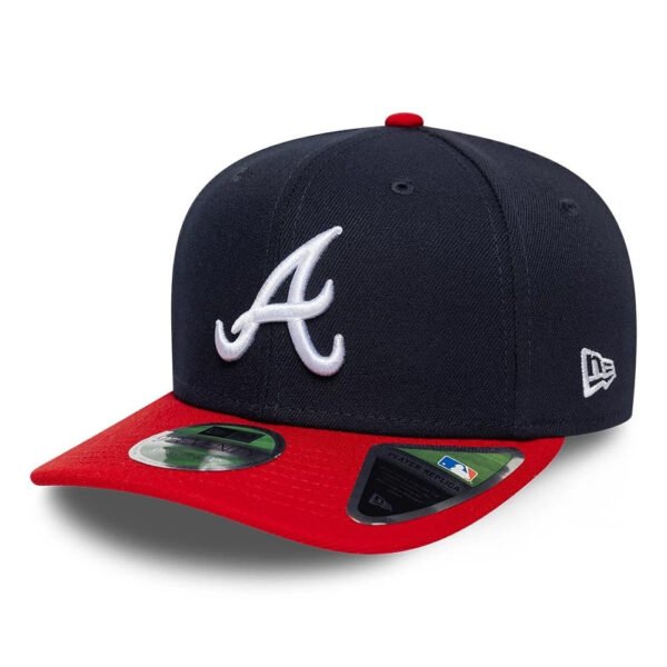 Atlanta Braves MLB Player Replica 9Seventy Stretch Snap New Era Navy/Red
