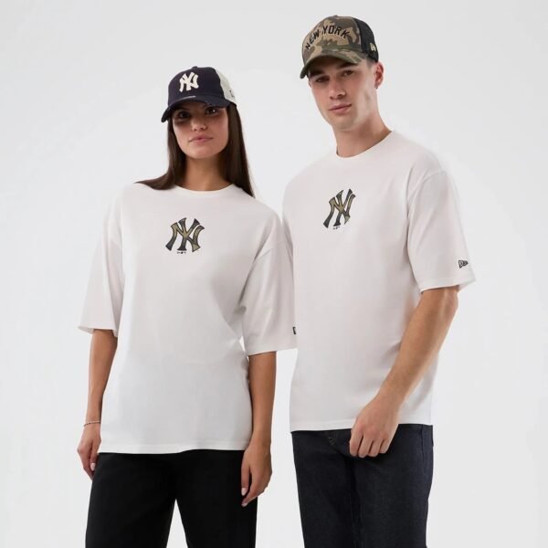 New York Yankees MLB Infill Tee New Era White