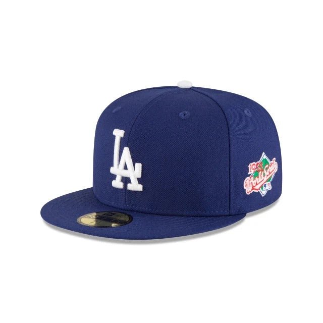 Los Angeles Dodgers MLB World Series Wool 59FIFTY Fitted New Era Blue - Image 5