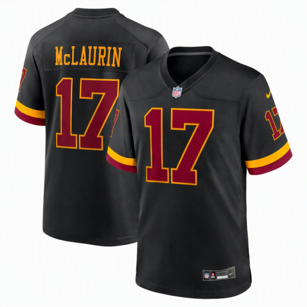 Jayden Daniels McLAURIN Styles Taylor Washington Commanders 2026 Black NFL Game Jersey Nike