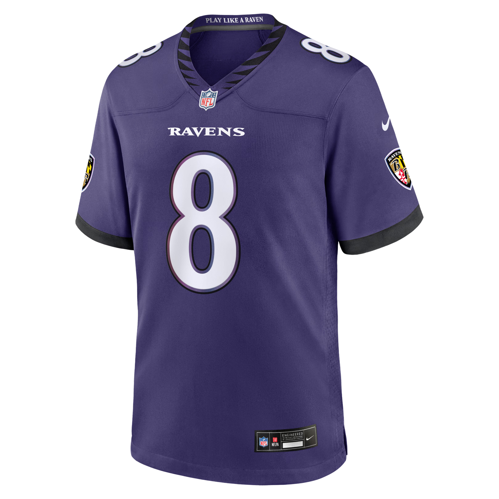 Lamar Jackson Baltimore Ravens 2026 Home NFL Game Jersey Nike - Image 2