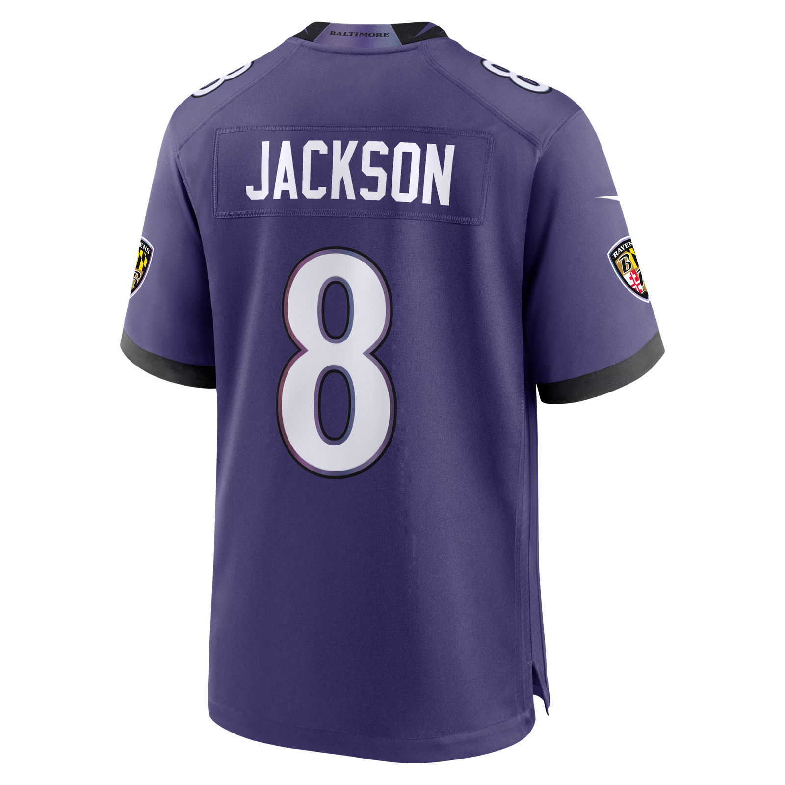 Lamar Jackson Baltimore Ravens 2026 Home NFL Game Jersey Nike - Image 3