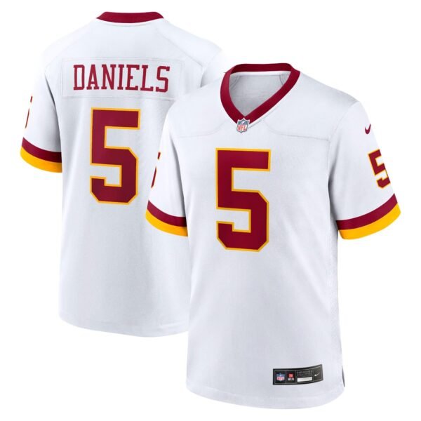 Jayden Daniels Washington Commanders 2026 Road NFL Game Jersey Nike