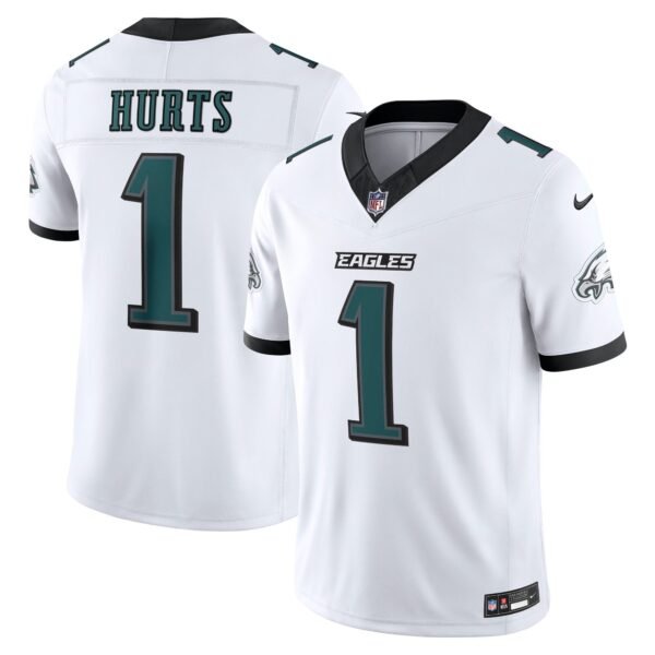 Jalen Hurts Philadelphia Eagles Road NFL Game Jersey Nike