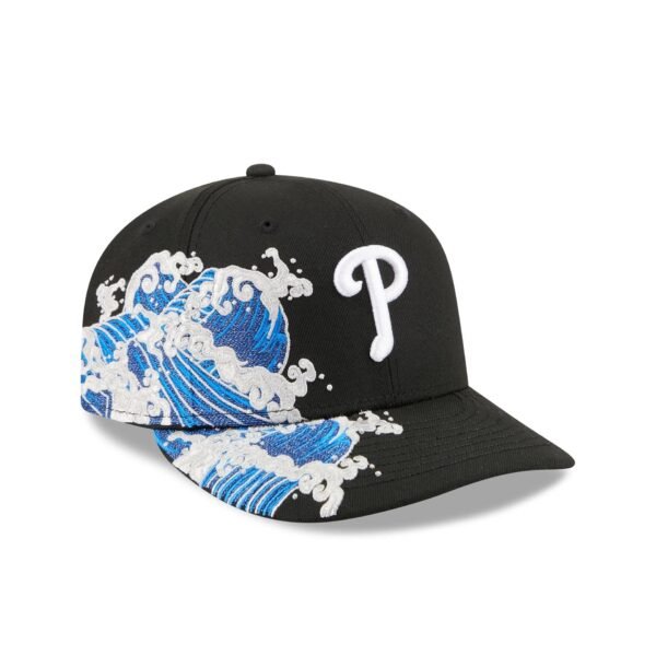 Philadelphia Phillies MLB Waves 59FIFTY Fitted New Era Black/White
