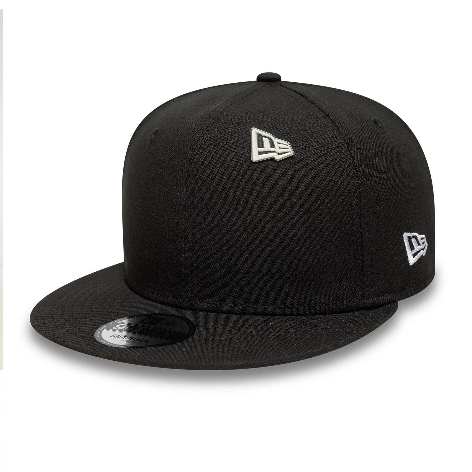 New Era Cap Flag Pin Badge Silver - Image 2