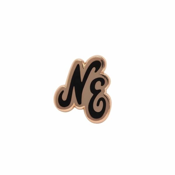 New Era Script Pin Badge Bronze