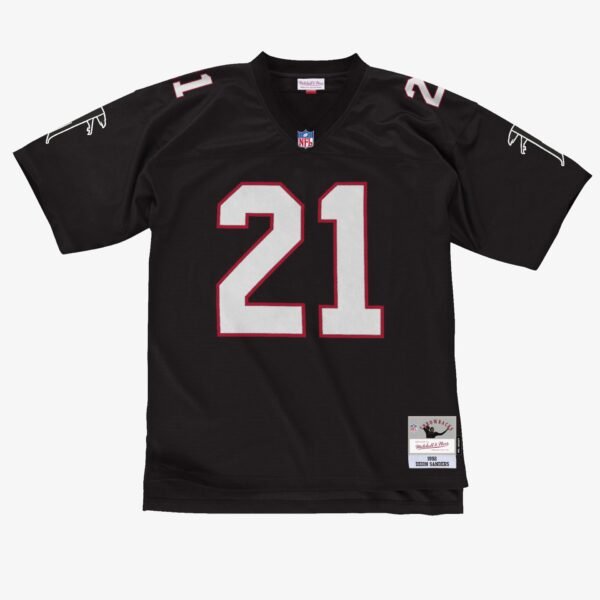 Deion ''PrimeTime'' Sanders Atlanta Falcons NFL Alternate Jersey Mitchell & Ness Black