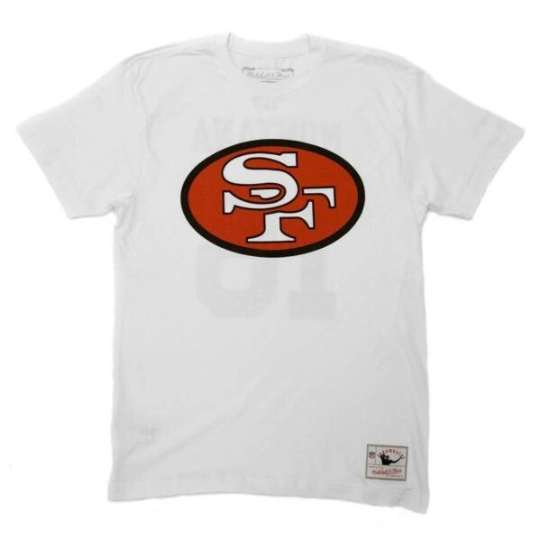Mitchell & Ness - San Francisco 49ers Name & Number Tee - Joe Montana