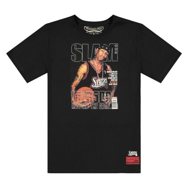 Mitchell & Ness - Slam Cover Tee - Allen Iverson - Black