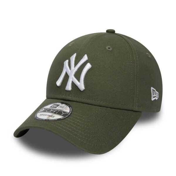 New York Yankees League Essential 9FORTY Strapback New Era Green/White