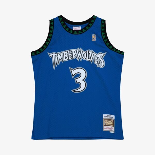 Stephon Marbury Minnesota Timberwolves 1996-1997 Home NBA Swingman Jersey Mitchell & Ness