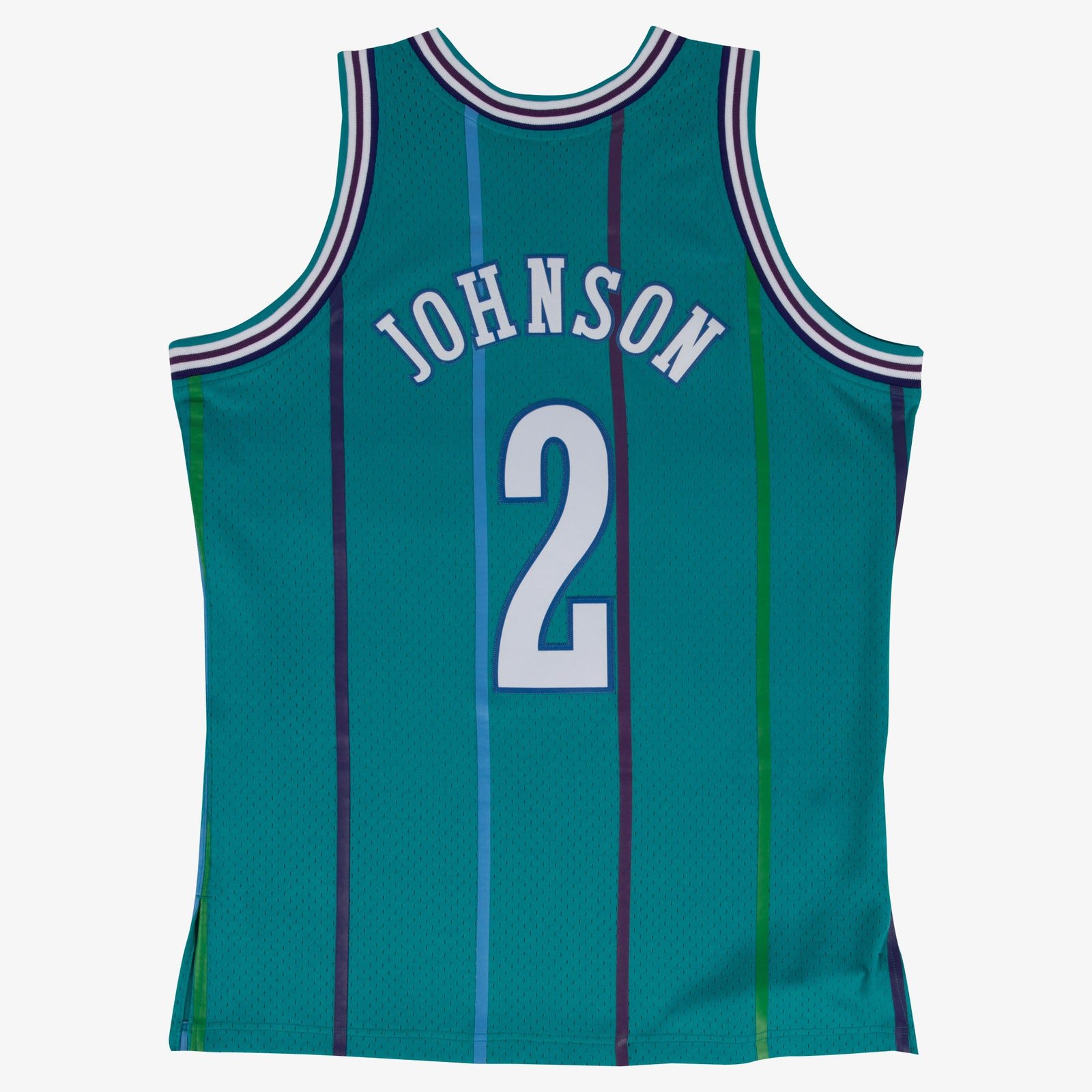 Larry Johnson Charlotte Hornets 1991-1992 Home NBA Swingman Jersey Mitchell & Ness - 图片 2