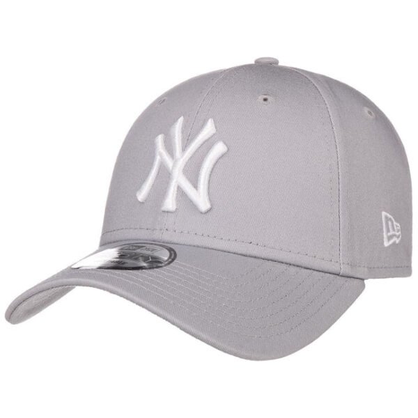 New York Yankees League Essential 9FORTY Strapback New Era Gray/White
