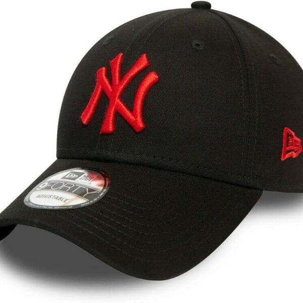 New York Yankees League Essential 9FORTY Strapback New Era Black/Red