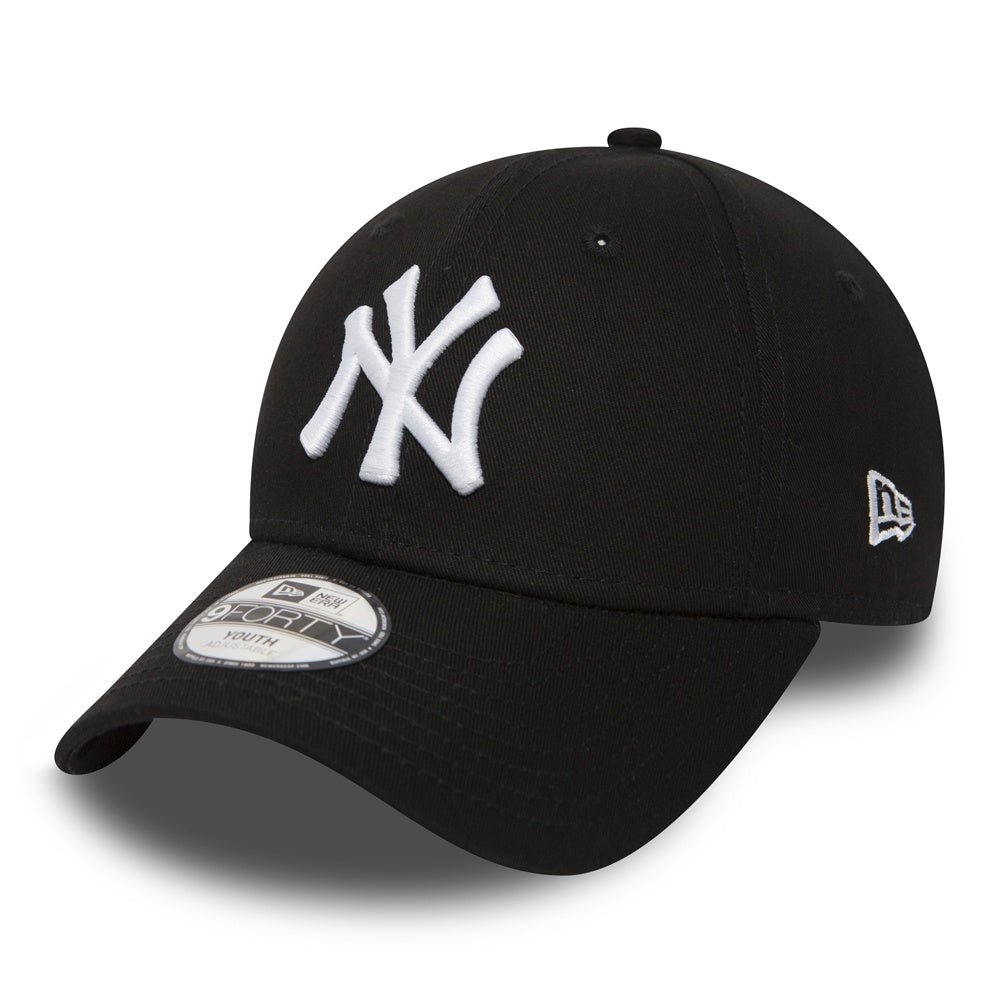 New York Yankees MLB League Essential 9FORTY Strapback New Era Black/White Youth