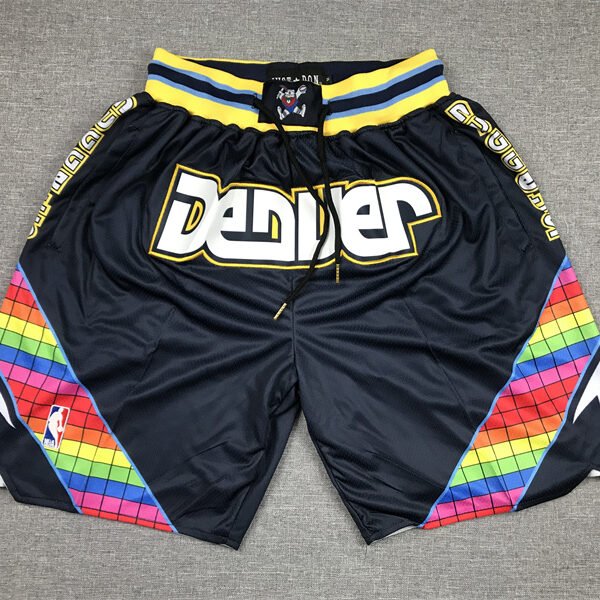 Denver Nuggets Men Stitched Just Don Shorts NBA