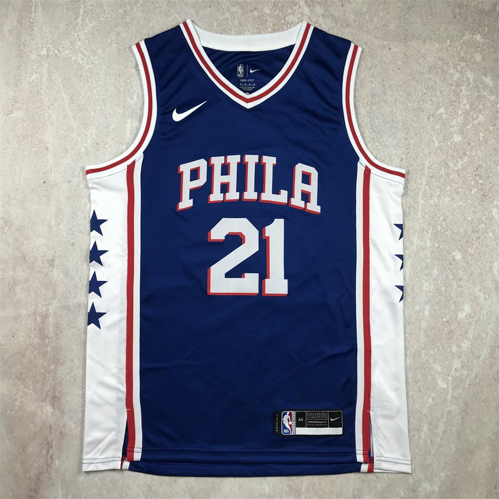 Philadelphia 76ers Joel Embiid NBA Swingman Jersey Nike