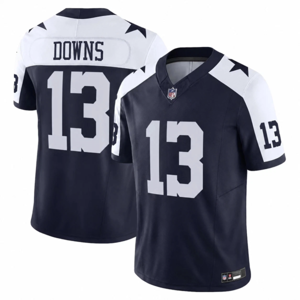 Men's Nike Caleb Downs White Dallas Cowboys Game Jersey