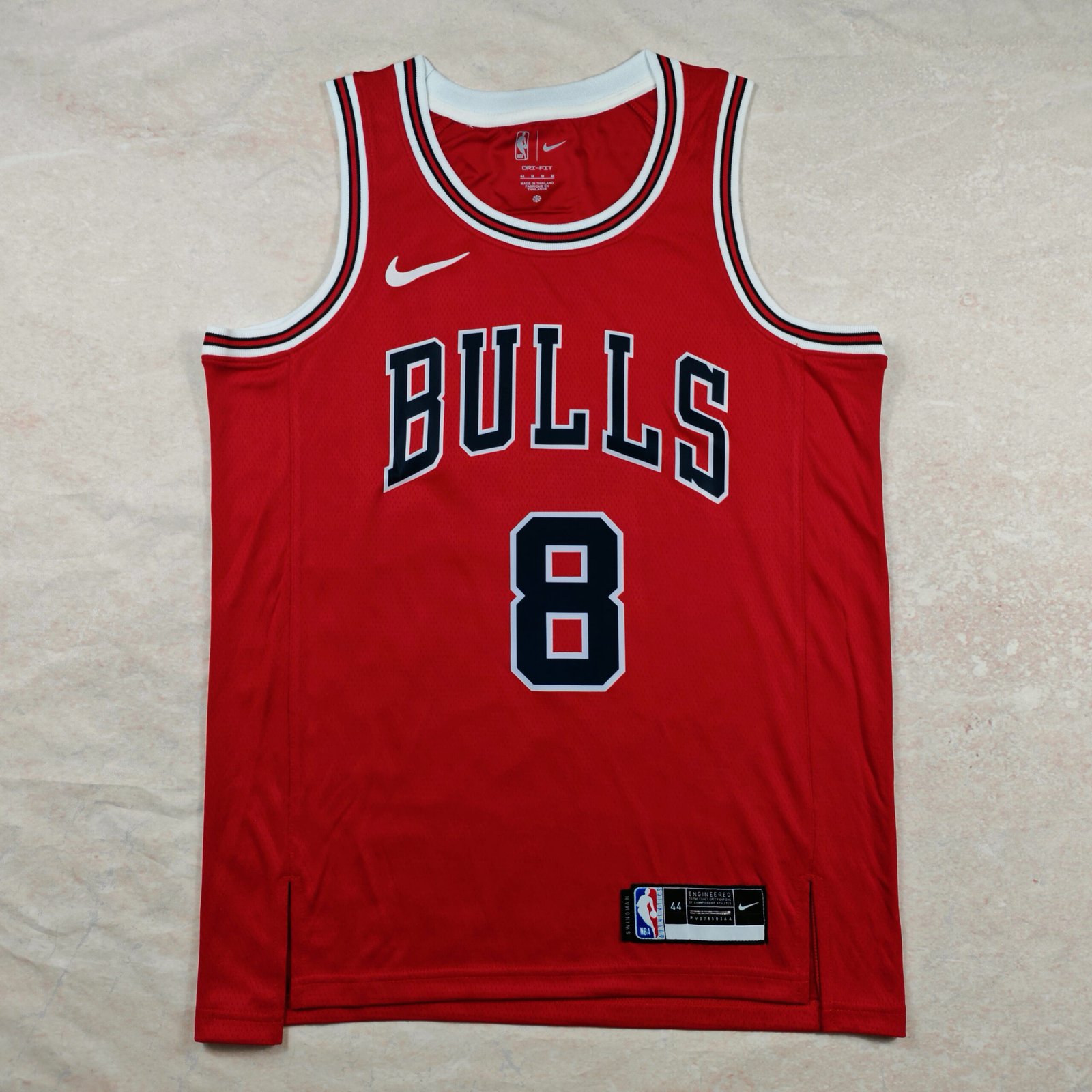 Caleb Wilson Chicago Bulls Icon Edition Heat Pressed Nike Basketball Jerseys