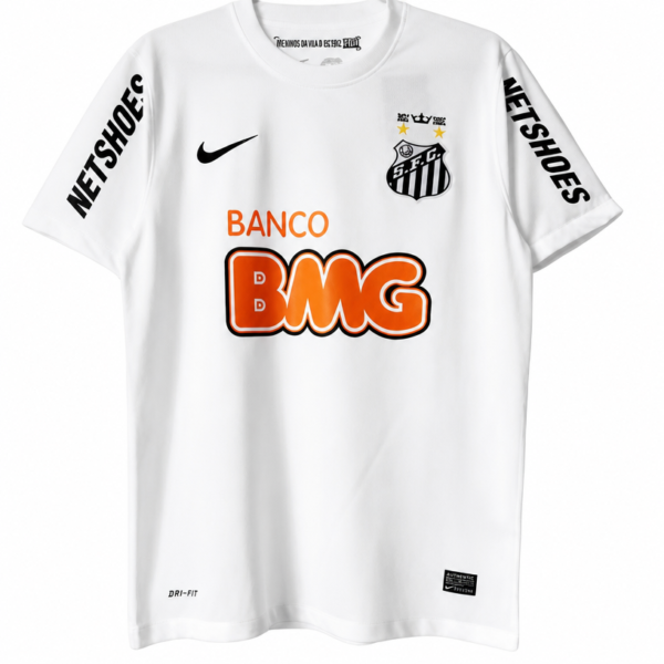 2012/13 Santos White Jersey Neymar JR #11 Football Shirt