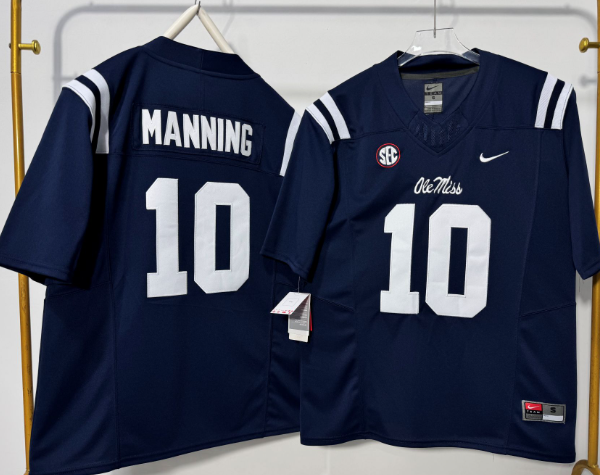 #10 Ole Miss Rebels Nike Football Jersey NCAA