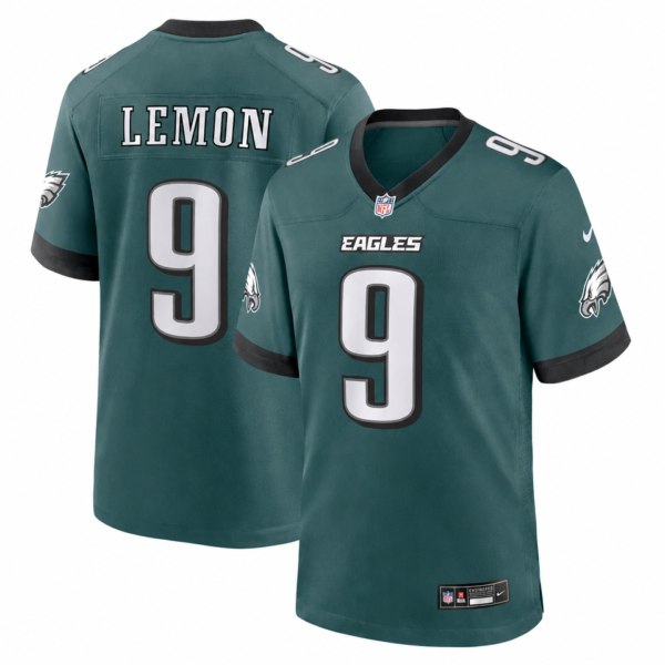 Nike Philadelphia Eagles Makai Lemon Green White NFL Draft First Round Pick No. 20 Team Game Jersey