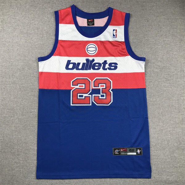 Vintage Nike Michael Jordan #23 Washington Bullets Throwback Jersey