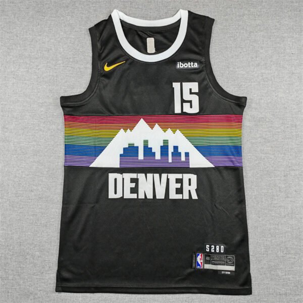 Denver Nuggets 15 Nikola Jokić Nike Stitched Jersey Men