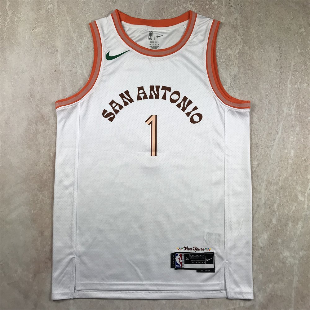 8 Styles San Antonio Spurs Victor Wembanyama NBA Swingman Jerseys - Image 5