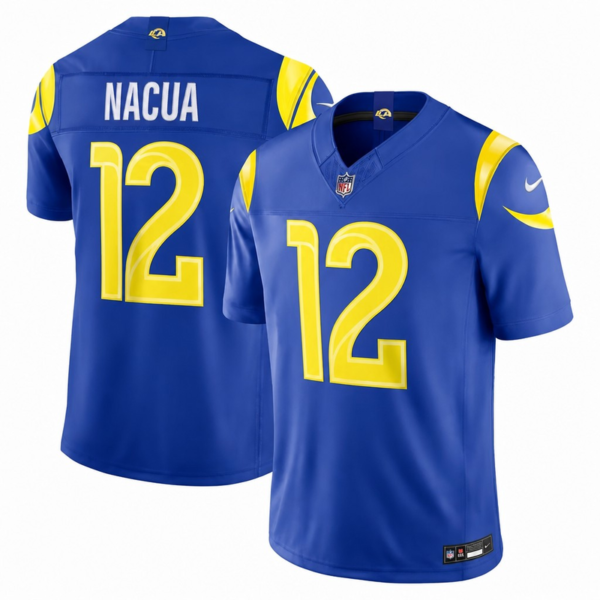 Los Angeles Rams Blue #9 Stafford #12 Nucua #23 Williams #95 Garrett #99 Donald NFL Jersey Stitched